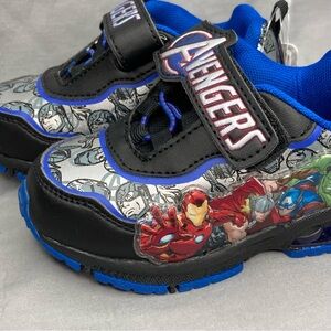 Light Up Marvel Avengers Size 7 Boys Shoes Iron Man